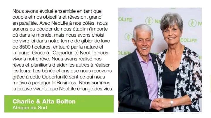 Neolife entreprise de produits bio nutritionnelles