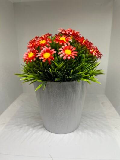 Pot de fleur synthétique